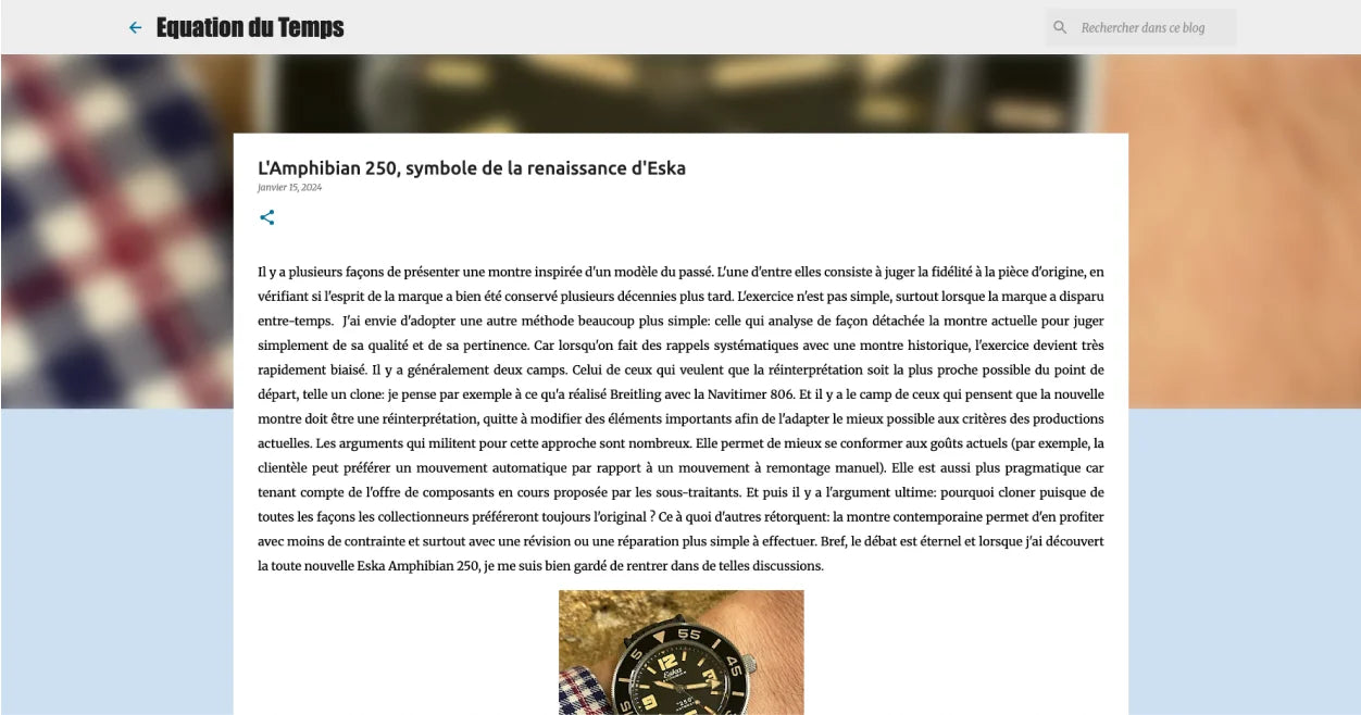 L'Amphibian 250, symbole de la renaissance d'Eska