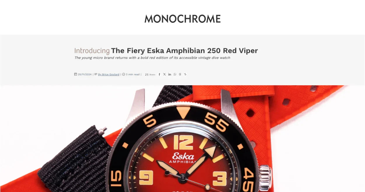 Introducing The Fiery Eska Amphibian 250 Red Viper